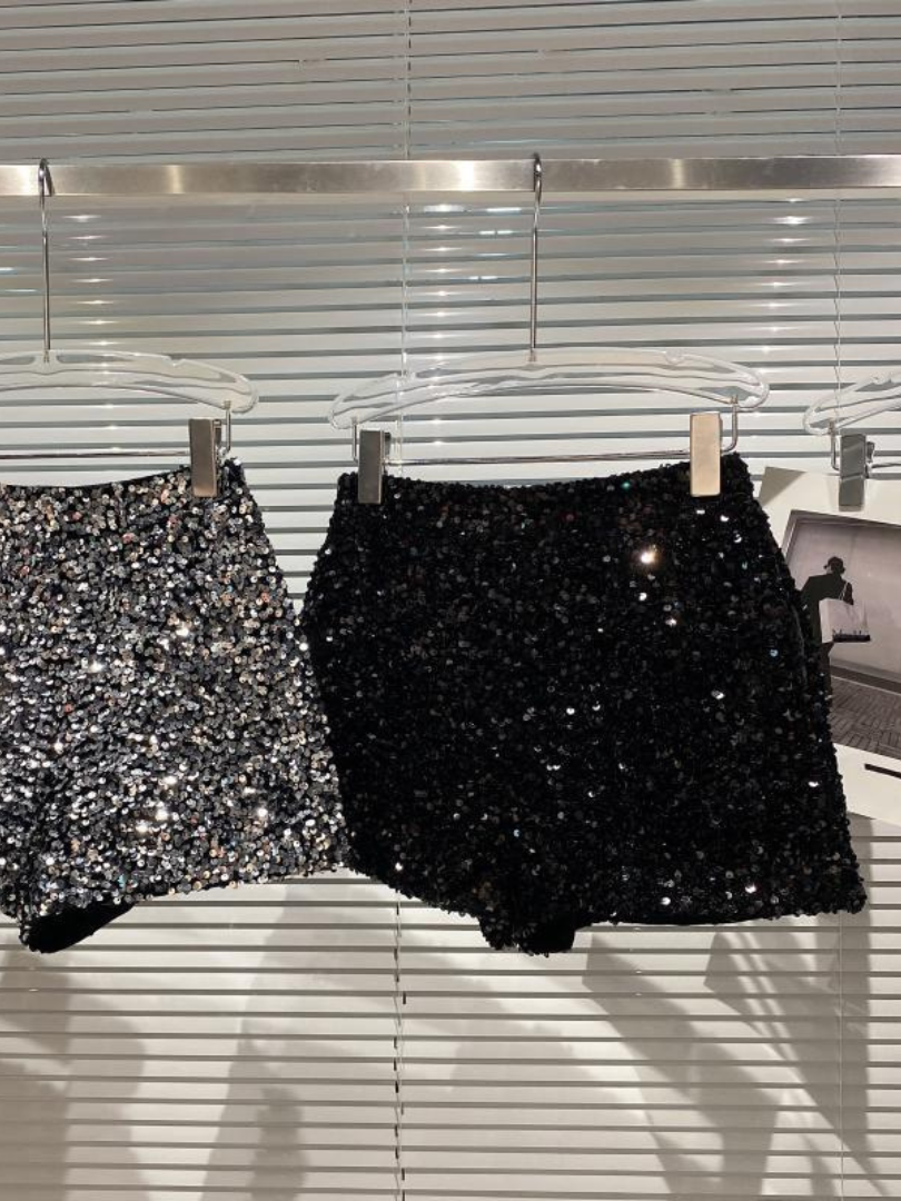 Falda Short de Lentejuelas Night