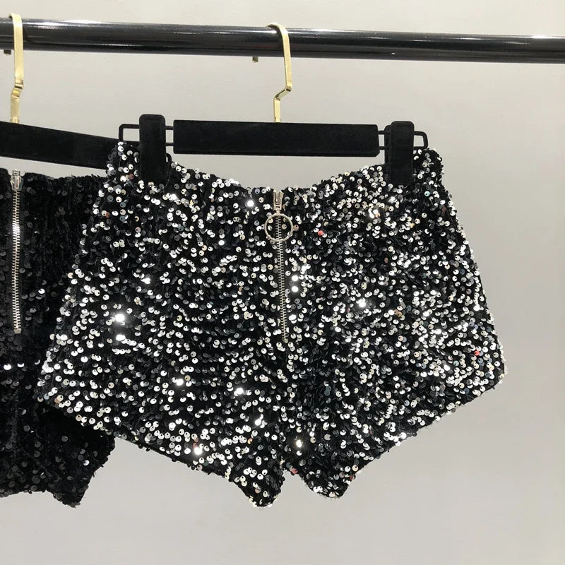 Falda Short de Lentejuelas Night